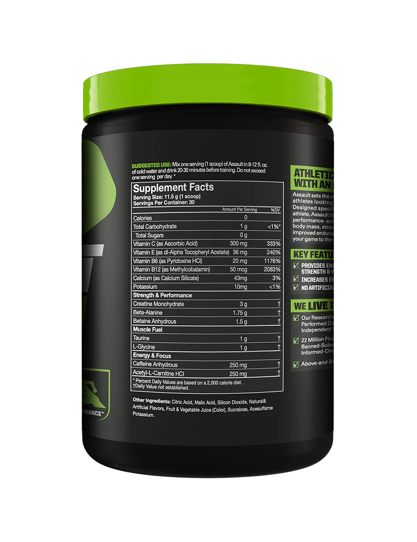 MusclePharm - Assault 30 servicios