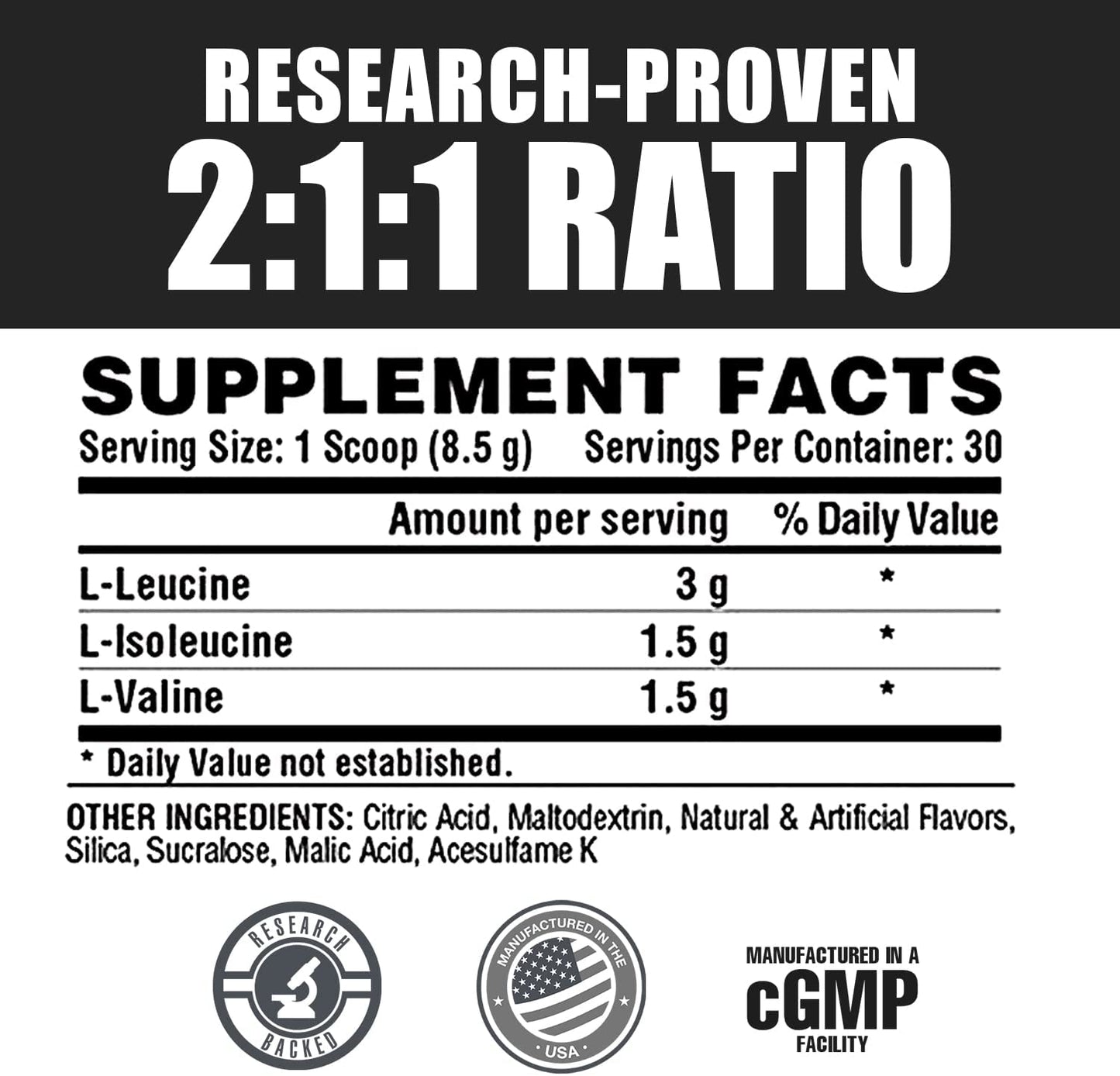 Nutrex BCAA 6000 30 serv - Green Apple