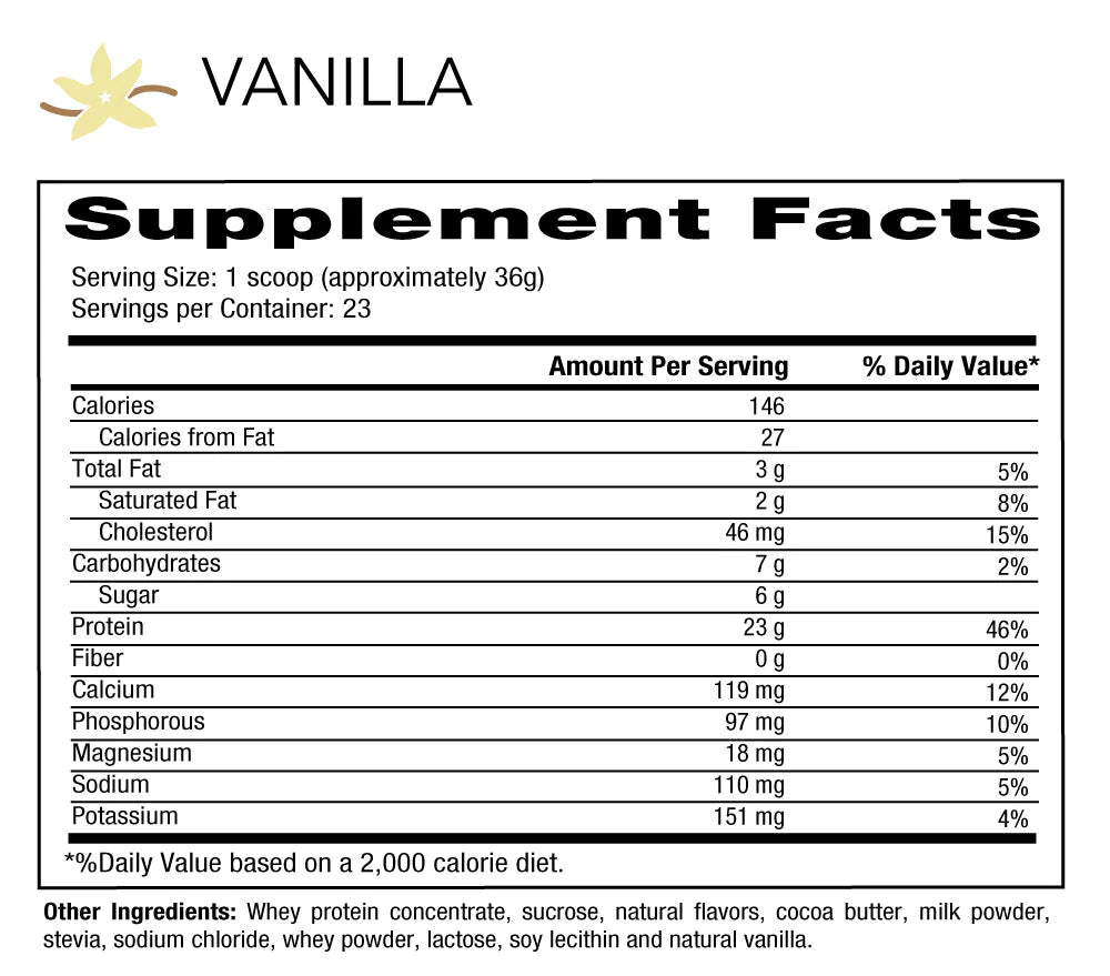 NFS Nutriwhey - Vanilla 1.83 lbs