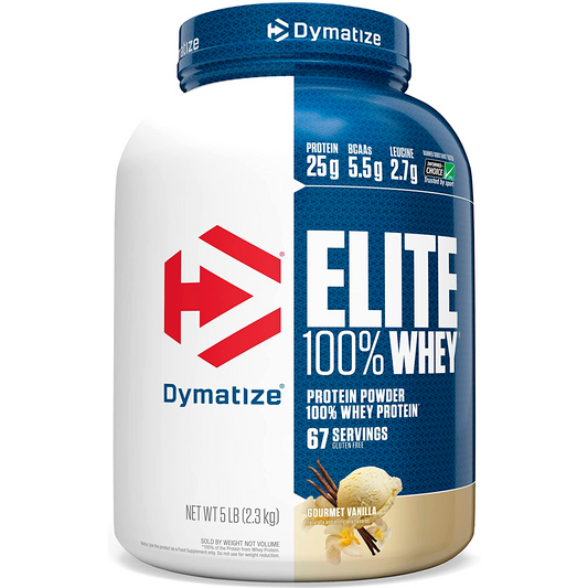 Dymatize Elite Whey 100% 5 lbs - Gourmet Vanilla