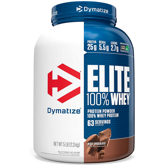 Dymatize Elite Whey 100% 5 lbs - Rich Chocolate