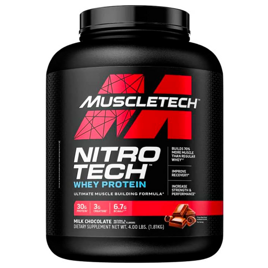 MuscleTech Nitro Tech 4 lbs - Milk Chocolate