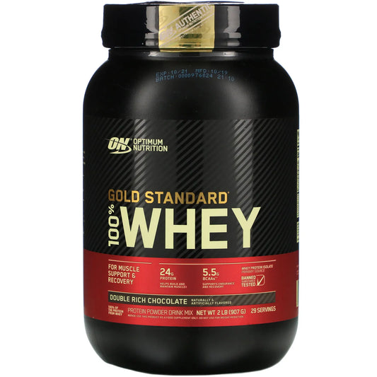 Optimum Nutrition 100% Whey Gold 2 lbs - Double Rich Chocolate