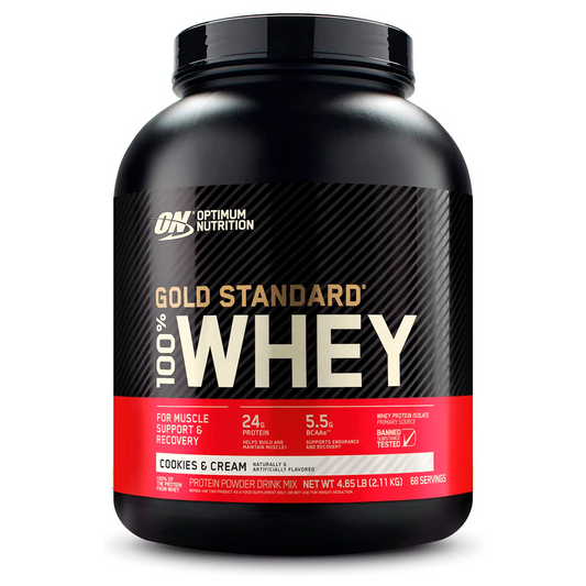 Optimum Nutrition 100% Whey Gold 5 lbs - Cookies & Cream