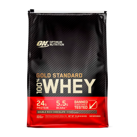 Optimum Nutrition 100% Whey Gold 10 lbs - Double Rich Chocolate