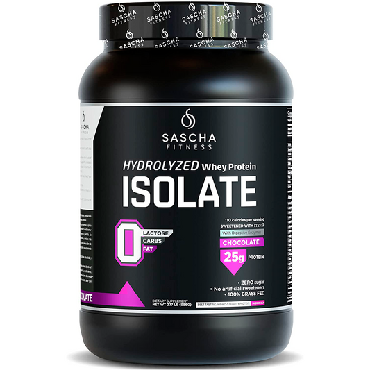 Sascha Fitness proteína Whey Isolate 2 lbs - Chocolate