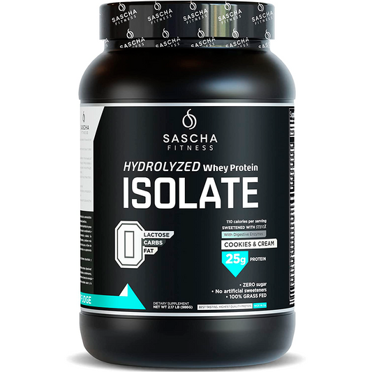 Sascha Fitness proteína Whey Isolate 2 lbs - Cookies & Cream